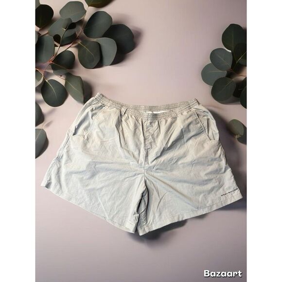 Columbia PFG Omni-Shade Mesh Swim Trunks Shorts Beige Zip Pocket‎ Mens XXL - Picture 1 of 16